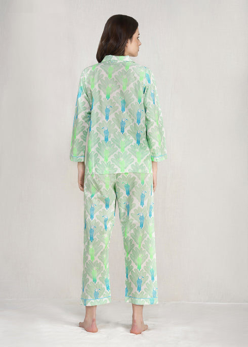 Women's Tropical Hornbill  Pajama Set